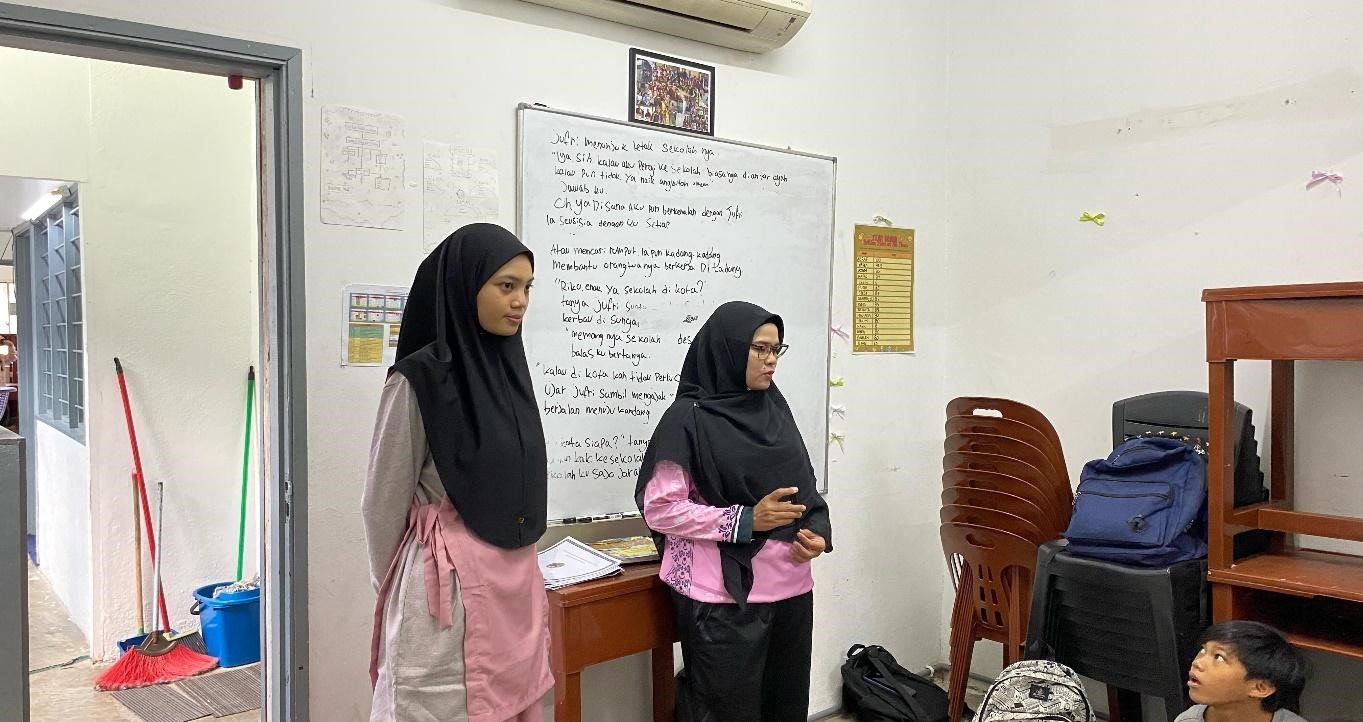 Mahasiswa KKN Internasional Malaysia Berkenalan dengan Sanggar Bimbingan Hulu Klang